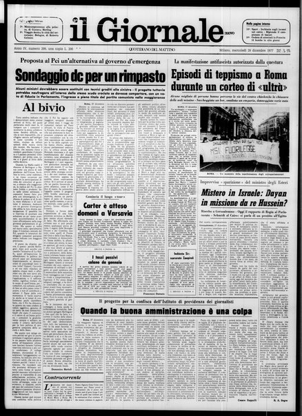 Il giornale nuovo : quotidiano del mattino